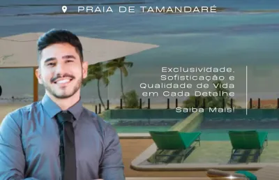 Apartamento na praia de tamandaré | a 50 do mar | fluxo de pagamento facilitado