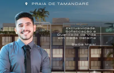 Apartamento na praia de tamandaré | a 50 do mar | fluxo de pagamento facilitado