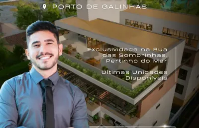 Flat em porto de galinhas | rua das piscinas naturais | térreo c/ piscina priv.