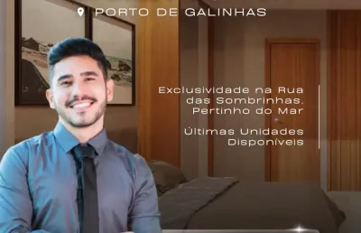 Flat em porto de galinhas | rua das piscinas naturais | térreo c/ piscina priv.