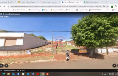 Terreno comercial e residencial - rua dos caçadores - cambé