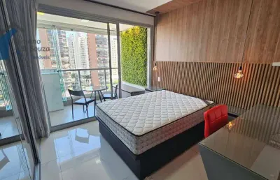 Studio com 1 dormitório para alugar, 28 m² por r$ 4.276,00/mês - macedo - guarulhos/sp