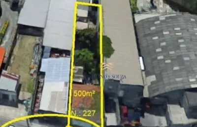 Terreno para alugar, 500 m² por r$ 3.250/mês - vila augusta - guarulhos/sp