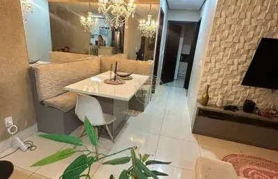 Belíssimo apartamento mobiliado no ed. morada do parque