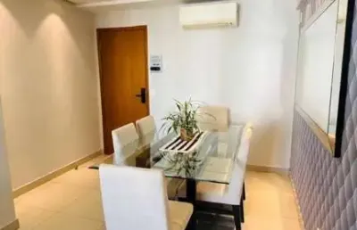 Apartamento mobiliado no gardem monte libano andar alto