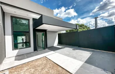 Casa térrea de 130m² com 3 quartos e 2 vagas no novo aleixo / águas claras