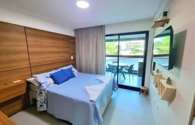 Apartamento 1 quarto em tamandaré flat novo mobiliado repasse oportunidade