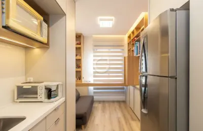 Apartamento com 1 quarto à venda na alameda princesa izabel, 1240, bigorrilho, curitiba, 24 m2 por r$ 395.000