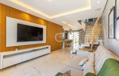 Casa em condomínio fechado com 3 quartos à venda na rua victor kotovis, 450, abranches, curitiba, 164 m2 por r$ 879.000