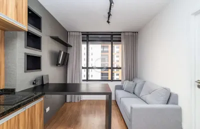 Apartamento com 1 quarto para alugar na avenida visconde de guarapuava, 3000, centro, curitiba, 30 m2 por r$ 2.400