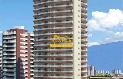 Apartamento com 2 dorms, maracanã, praia grande - r$ 465 mil, cod: 234600