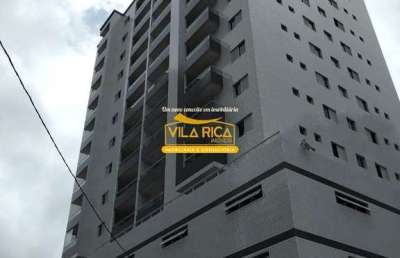 Apartamento com 2 dorms, ocian, praia grande - r$ 422 mil, cod: 376082