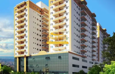 Apartamento com 2 dorms, boqueirão, praia grande - r$ 372 mil, cod: 377758