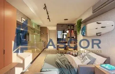 Apartamento com 1 quarto à venda na rua professor simão josé hess, --, trindade, florianópolis, 32 m2 por r$ 709.000