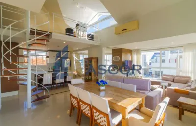 Cobertura com 3 quartos à venda na rua dos cambuatas, --, jurerê, florianópolis, 196 m2 por r$ 2.750.000