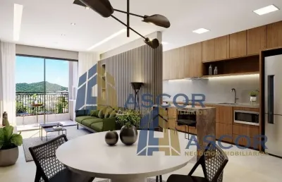 Apartamento com 2 quartos à venda na rodovia virgílio várzea, --, saco grande, florianópolis, 74 m2 por r$ 996.760
