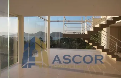 Casa em condomínio fechado com 3 quartos à venda na rodovia haroldo soares glavan, --, cacupé, florianópolis, 500 m2 por r$ 6.500.000