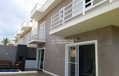 Sobrado com piscina a venda - vista para o mar  itanhaém cibratel ii