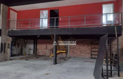 Alugo excelente salão comercial  de 280m²  piso térreo mais 75 m² de mezanino