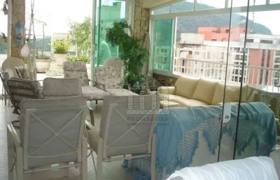 Cobertura com 5 quartos à venda no centro - guarujá/sp