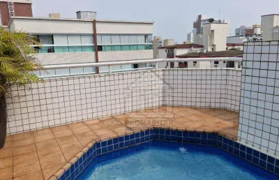 Cobertura com 3 quartos para venda ou aluguel em canto do forte - praia grande/sp