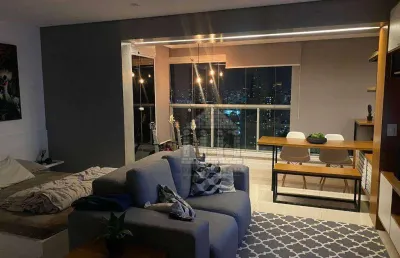 Apartamento mobiliado com 1 quarto para alugar em campo belo