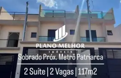 Sobrado para venda no bairro vila santa teresa (zona leste), 2 dorm, 2 suíte, 2 vagas, 117 m - so1743