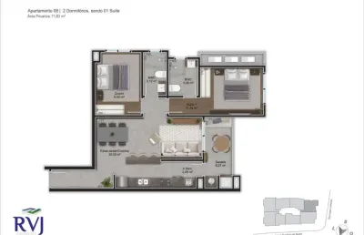 Apartamento com 2 quartos à venda na Rua Lauro Linhares, 1815, Trindade, Florianópolis