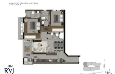 Apartamento com 2 quartos à venda na Rua Lauro Linhares, 1815, Trindade, Florianópolis