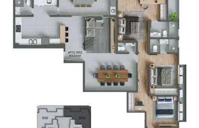 Apartamento com 3 quartos à venda na Rua Allan Kardec, 120, Agronômica, Florianópolis