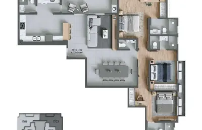 Apartamento com 3 quartos à venda na Rua Allan Kardec, 120, Agronômica, Florianópolis