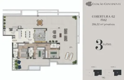 Cobertura com 3 quartos à venda na Rua Eugênio Raulino Koerich, 266, Campinas, São José