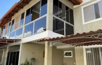Sobrado em condomínio para venda em caldas novas, residencial jardim brasília, 2 dormitórios, 1 suíte, 2 banheiros, 1 vaga
