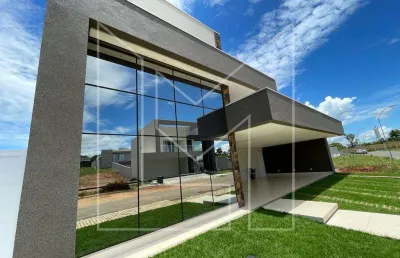 Casa em condomínio para venda em caldas novas, condomínio del fiori, 3 dormitórios, 3 suítes, 4 banheiros, 2 vagas