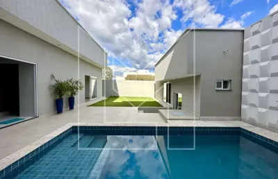 Casa em condomínio para venda em caldas novas, residencial aldeia das thermas, 3 dormitórios, 3 suítes, 4 banheiros, 2 vagas