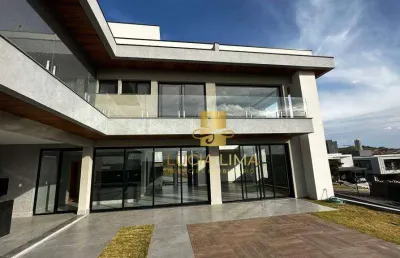 Sobrado incrível com piscina, 4 suítes à venda, 420 m² por r$ 3.195.000 - condomínio residencial colinas do paratehy - são josé dos campos/sp