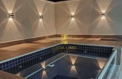 Sobrado incrível com piscina, 3 dormitórios à venda, 290 m² por r$ 1.980.000 - reserva do paratehy norte - são josé dos campos/sp