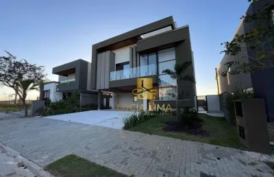 Sobrado dos sonhos com vista incrível, 5 suítes à venda, 435 m² por r$ 4.350.000 - condomínio residencial alphaville i - são josé dos campos/sp