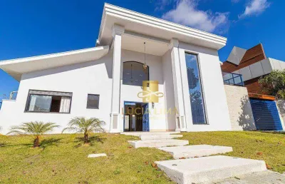 Sobrado espetacular de cinema,  com 4 dormitórios à venda, 337 m² por r$ 2.800.000 - condomínio residencial monte carlo - são josé dos campos/sp
