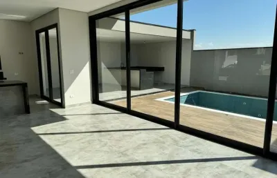 Sobrado novo com piscina,  4 suítes à venda, 273 m² por r$ 2.200.000- reserva aruana - são josé dos campos/sp