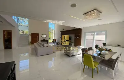 Sobrado imponente com piscina,  5 suítes à venda, 680 m² por r$ 2.500.000 - tapanhão - jambeiro/sp