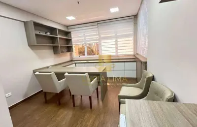 Aluga sala comercial 32m, mobiliada 100%  aquarius, r$1.950.00