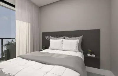 Flat com 1 quarto à venda na Rua 317, Meia Praia, Itapema