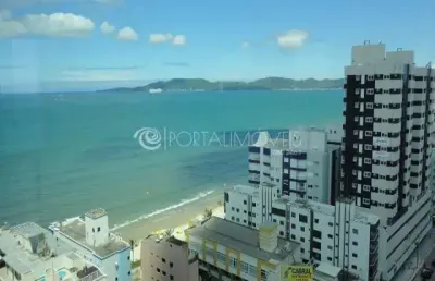 02 suítes frente avenida com vista para o mar em meia praia itapema