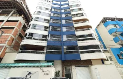 Residencial marlim azul: apartamento climatizado com 3 dormitórios e vista para o mar
