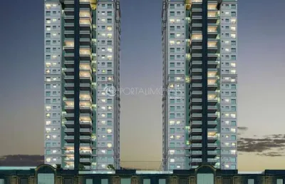 Apartamento de 2 suítes e 2 demi-suítes com lazer completo e espaço gourmet no new village home club