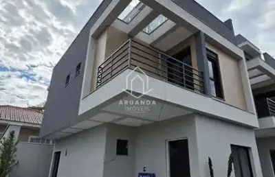 Casa em condomínio no bacacheri - triplex - 129m² - não geminada