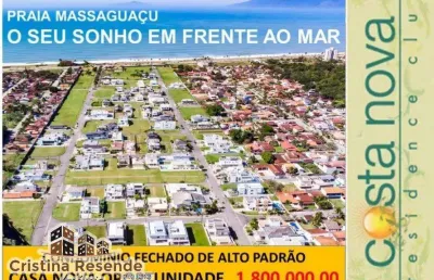Casa com 4 quartos à venda no massaguaçu, caraguatatuba , 300 m2 por r$ 1.800.000
