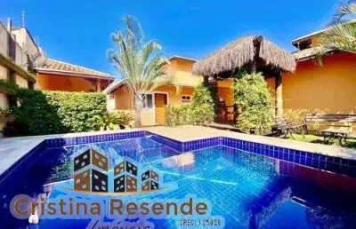 Casa em condomínio fechado com 1 quarto à venda no massaguaçu, caraguatatuba  por r$ 350.000
