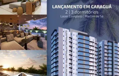 Apartamento com 2 quartos à venda no martim de sá, caraguatatuba  por r$ 329.000